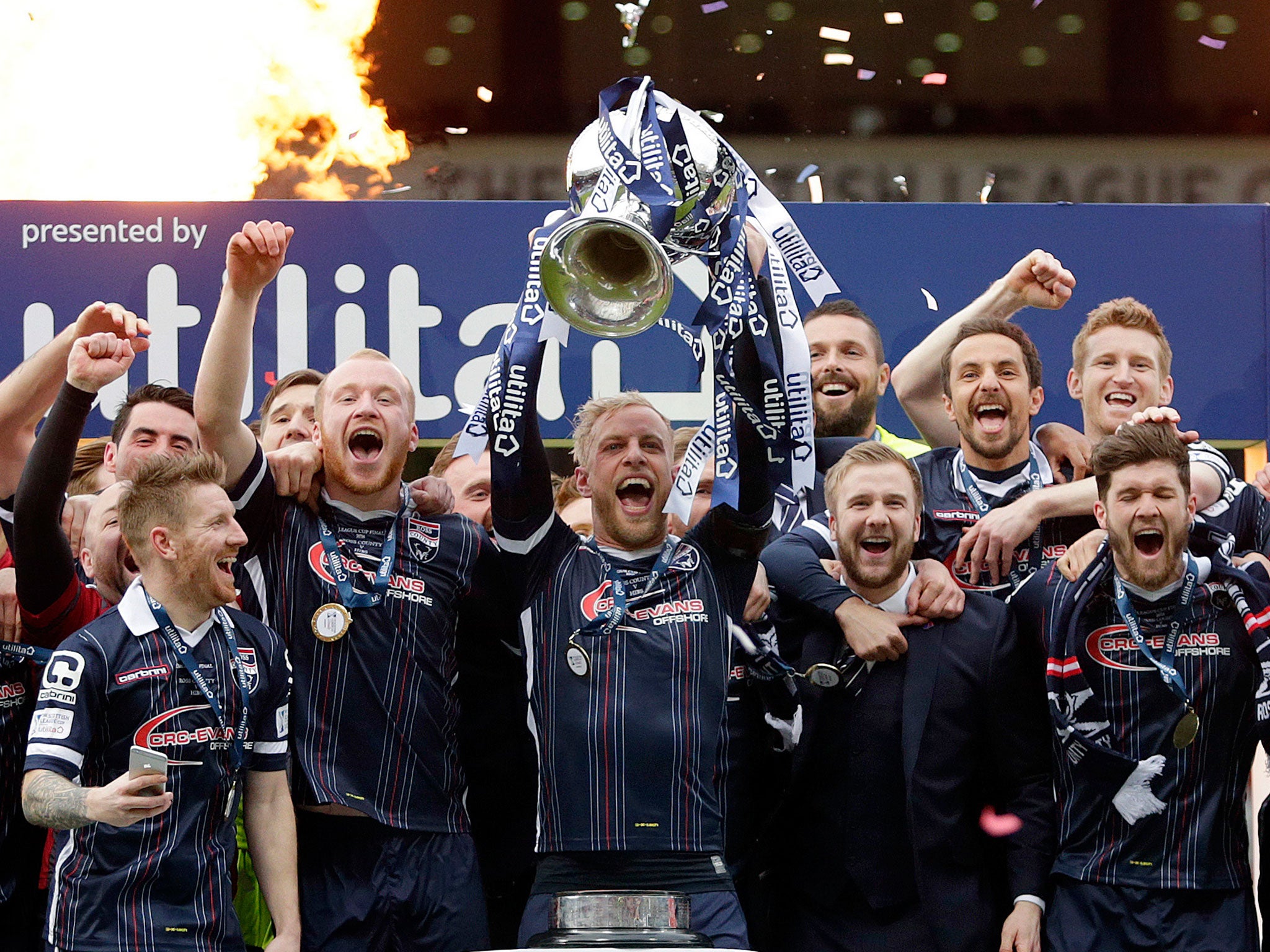 Image result for ross county cup win