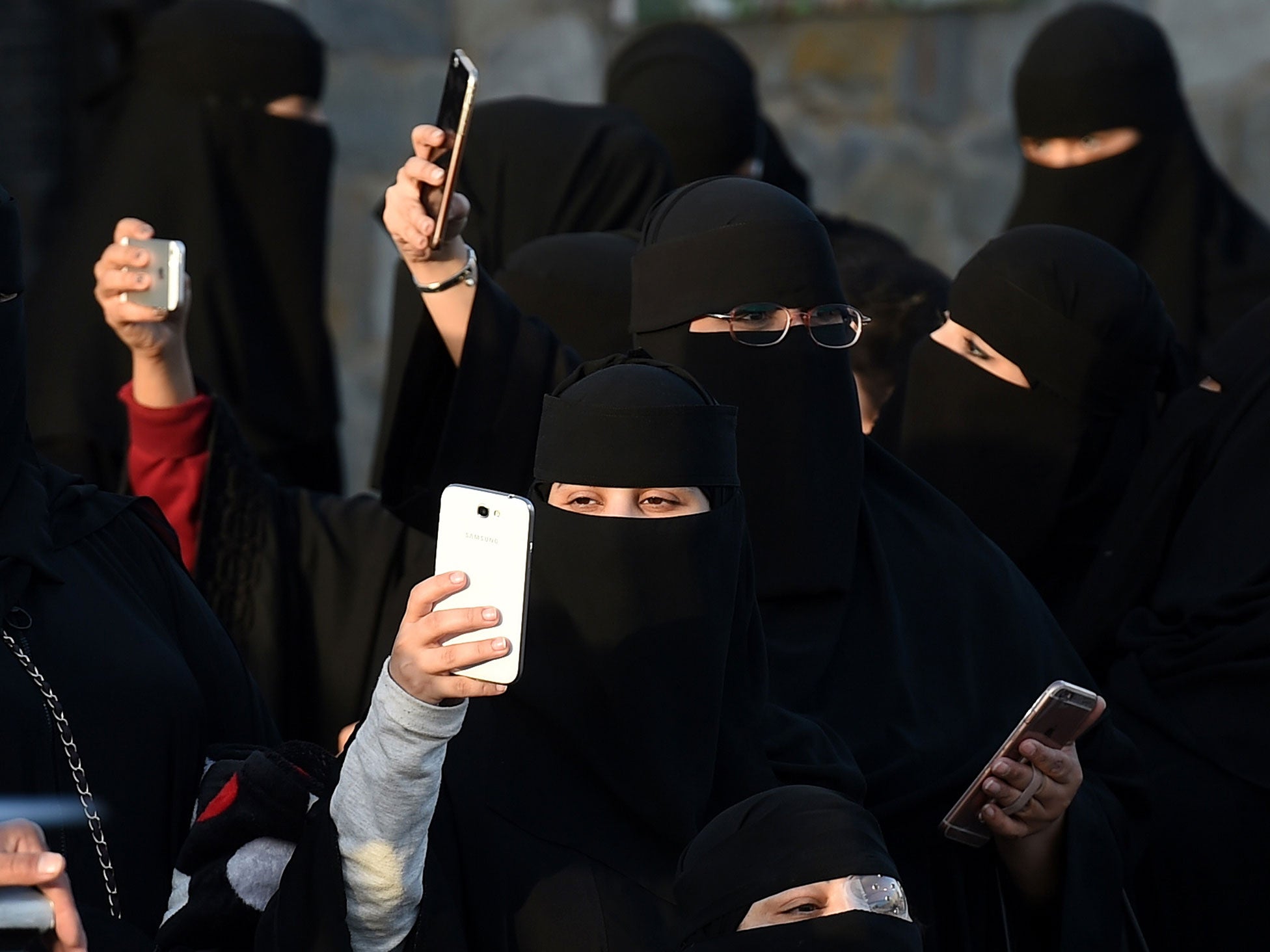 Saudi women in Riyadh