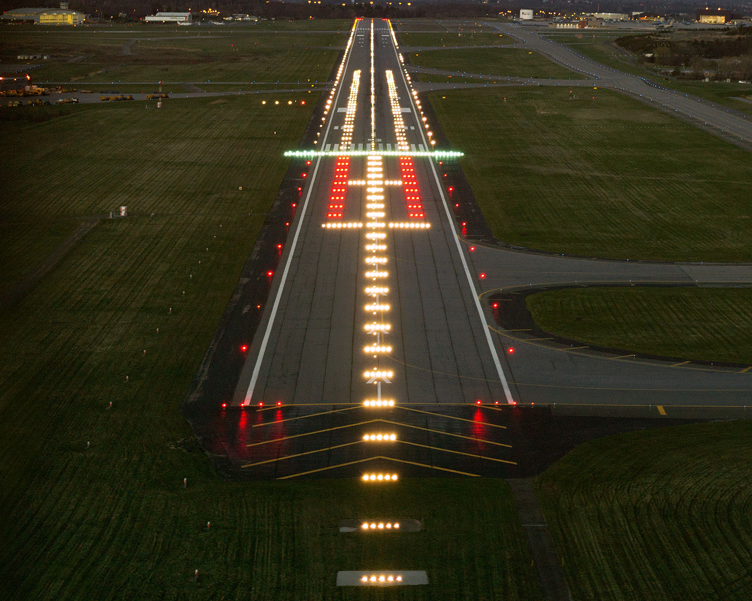 A runway at the disliked La Guardia airport in New York City
