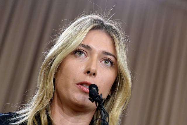 Sharapova announced on March 7 that she had tested positive for taking the drug