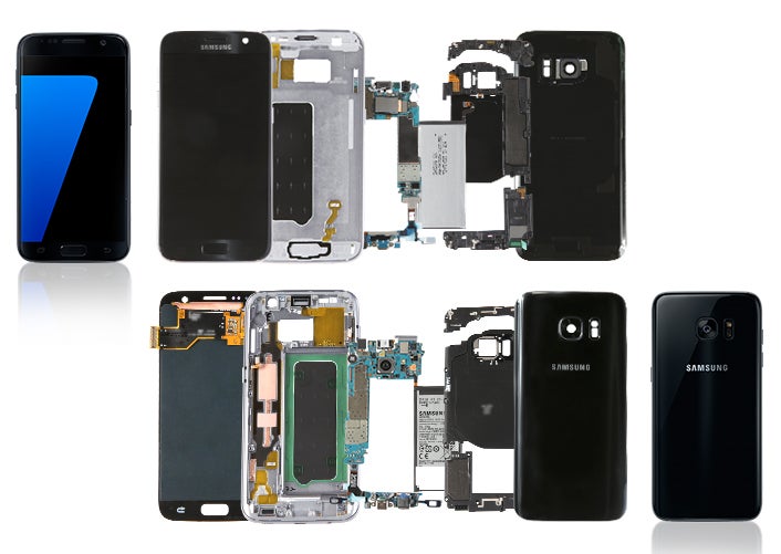 Samsung's detailed teardown offers a look inside the Galaxy S7