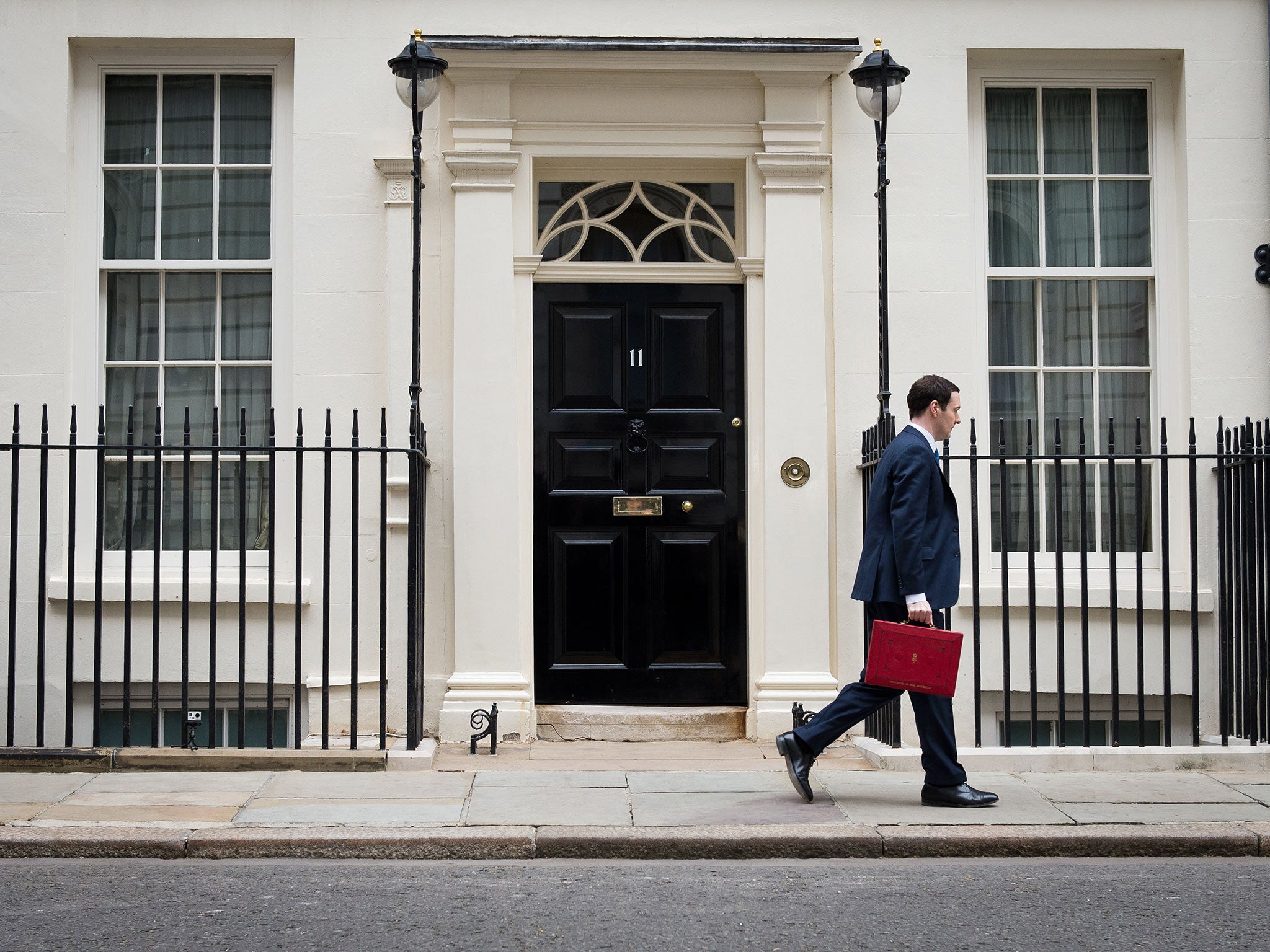 Trapped: George Osborne will deliver his fourth Budget in 12 months tomorrow