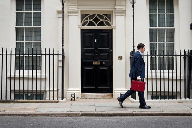 Trapped: George Osborne will deliver his fourth Budget in 12 months tomorrow