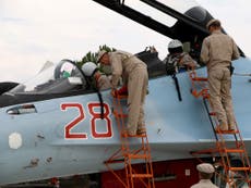 Russian fighter jets prepare for withdrawal from Syria