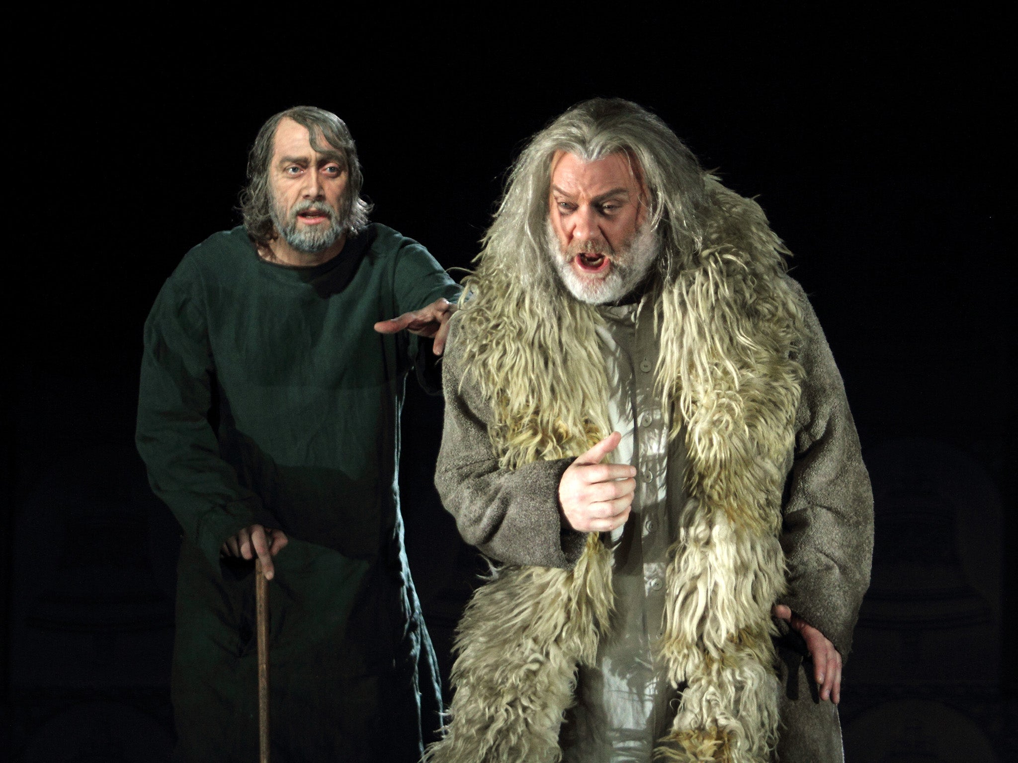 Ain Anger as Pimen, Bryn Terfel as Boris Godunov