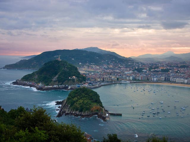 La Concha Beach, San Sebastian city