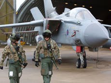 Police hunting pair who threatened serviceman with knife near RAF Marham in Norfolk