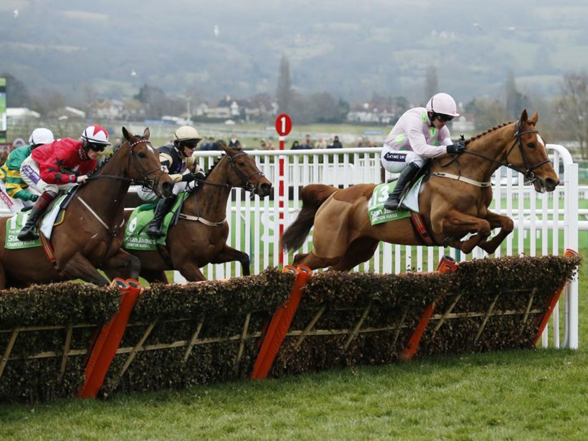 Ruby Walsh celebrates after riding Annie Power to victory