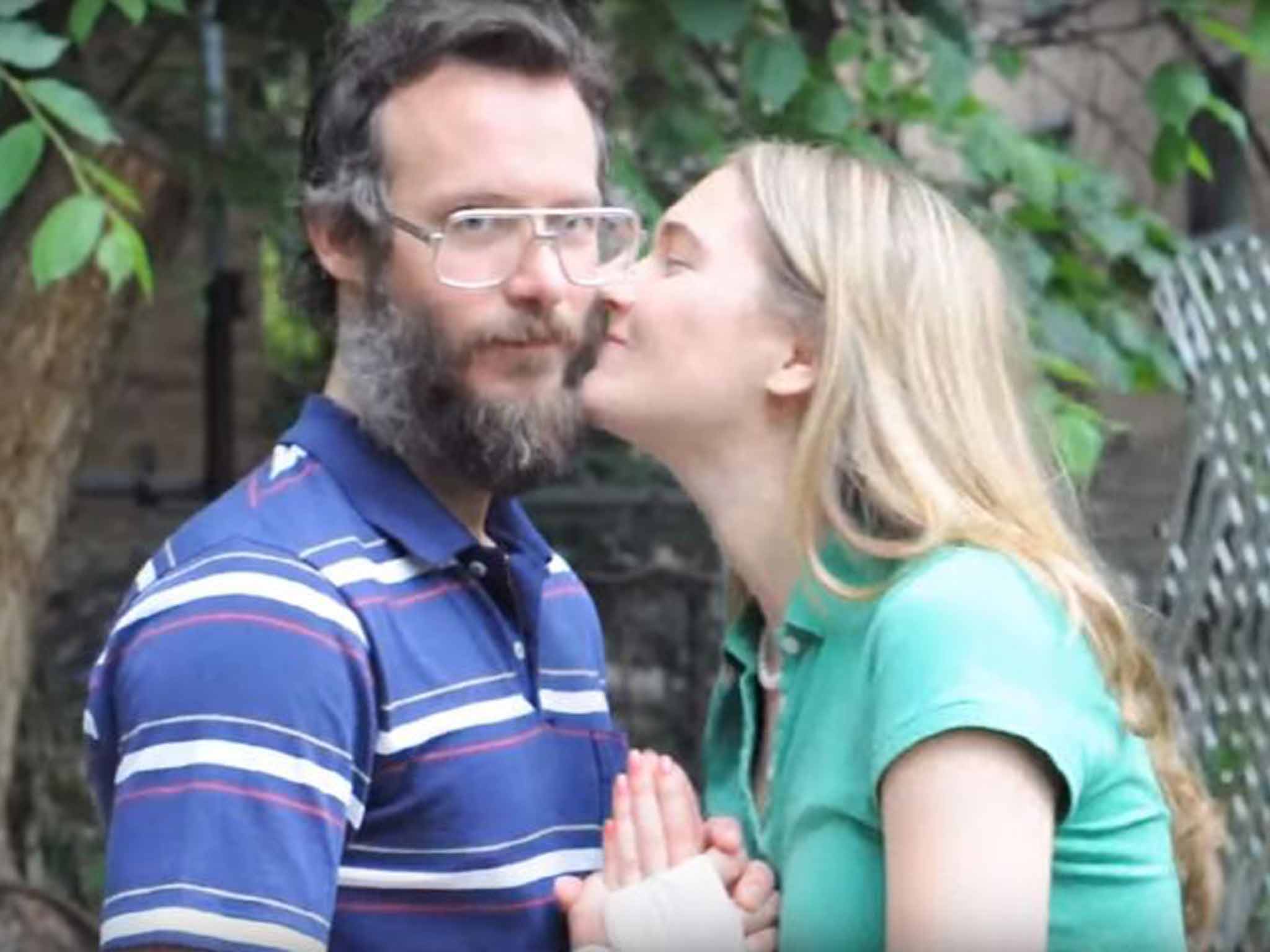 Jena Friedman with Ben Kronberg in 'Ted and Gracie', a parody of the 'Vows' series in 'The New York Times'