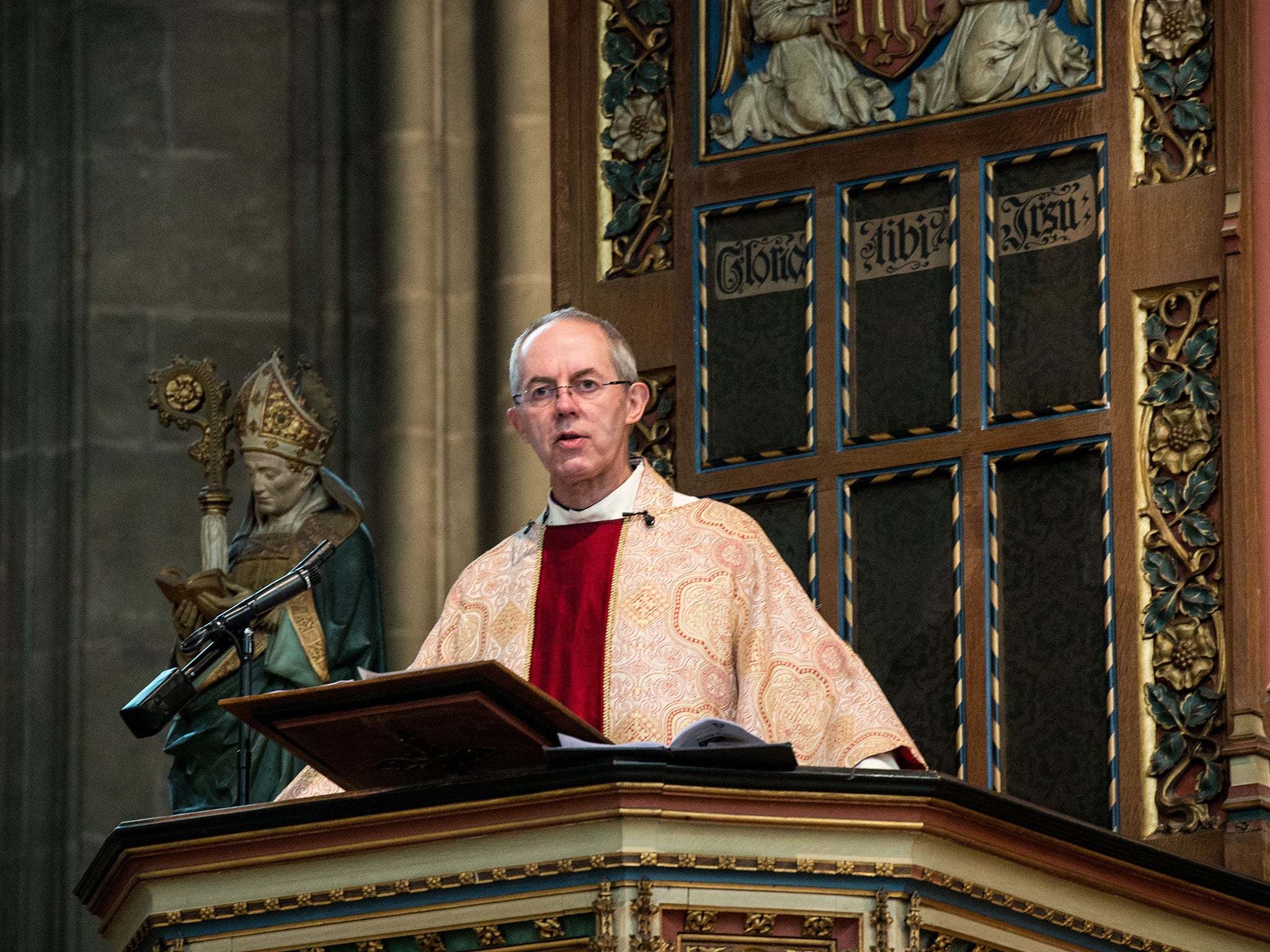 The Archbishop of Canterbury, Justin Welby, might be surprised to learn his congregation is shunning conventional religious beliefs
