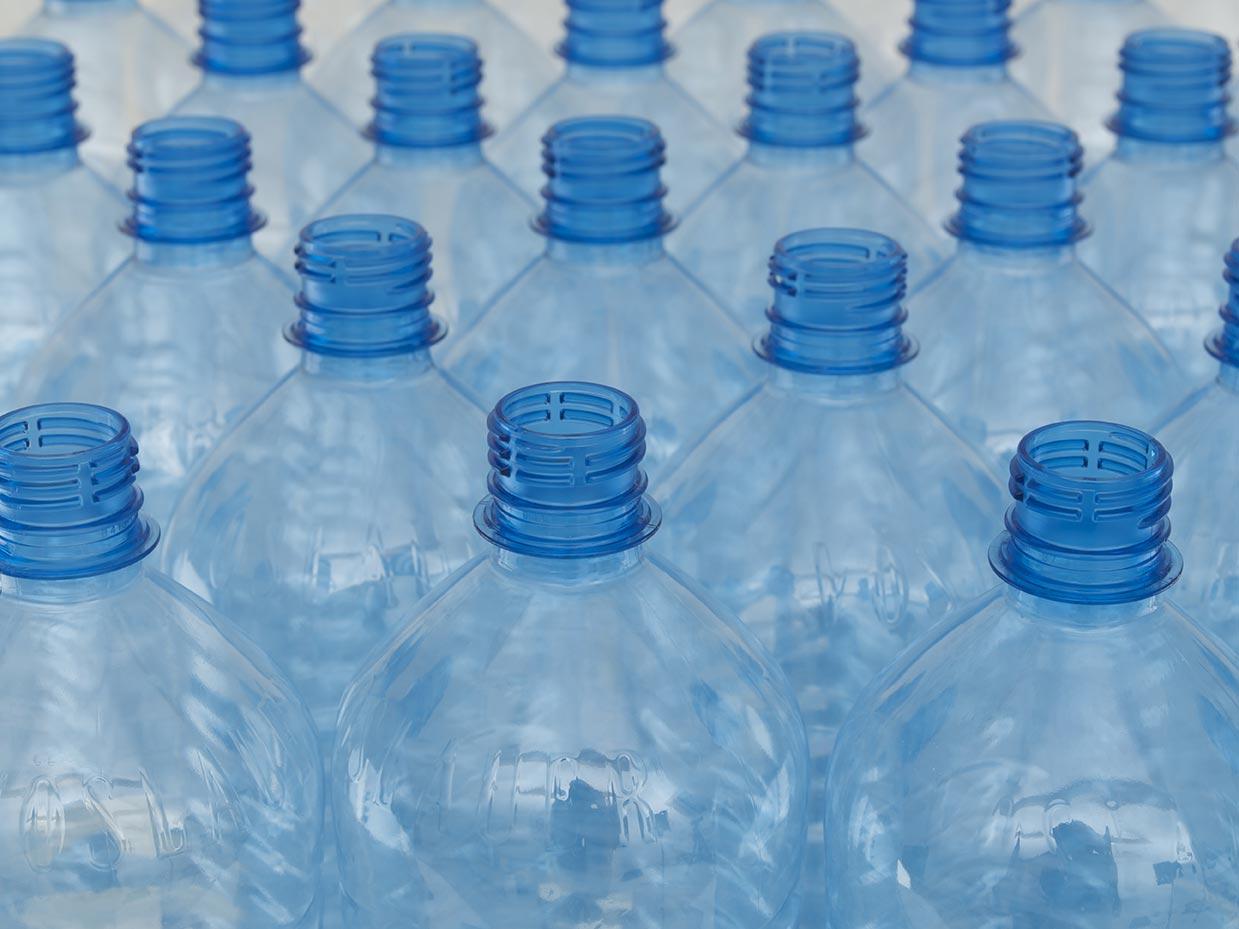 People are being asked to sip their own water bottles as they enter courts to prove the contents are harmless