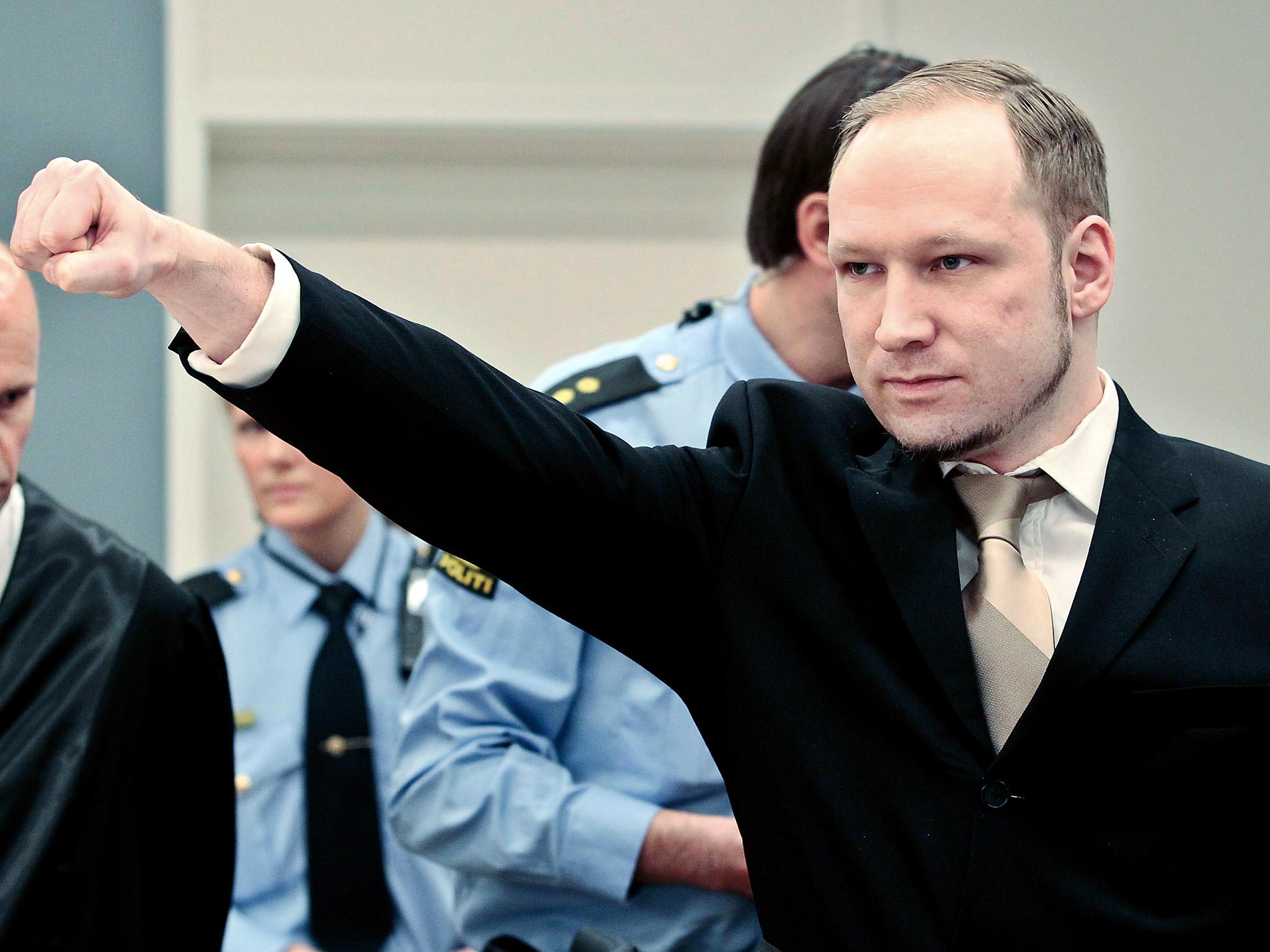 Breivik appears in court in April 2012