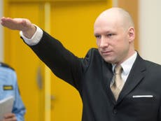 Anders Breivik, a mass murderer who did a Nazi salute in court, isn't being called a terrorist. Why? He's white