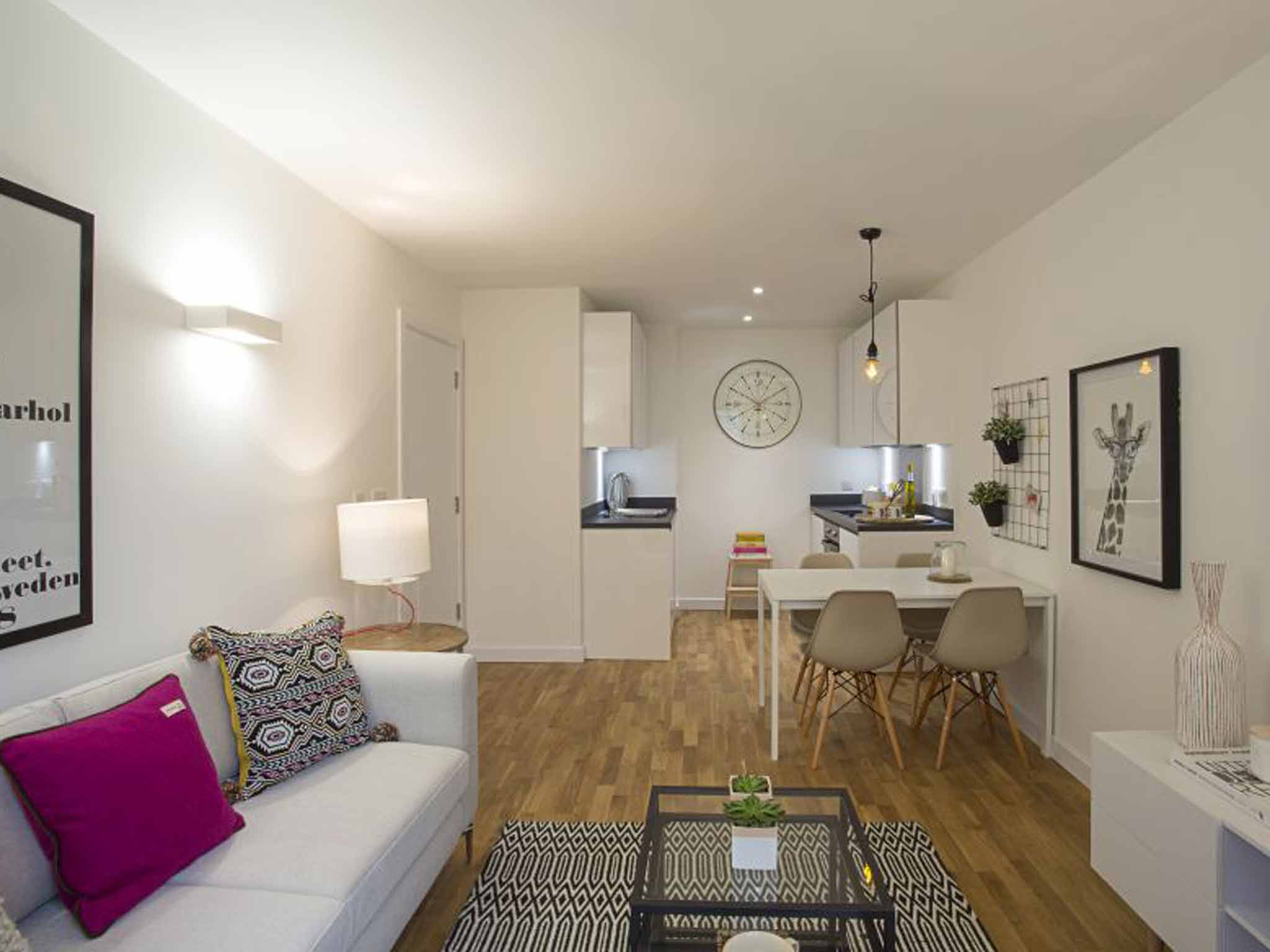 Inside a 38sqm Pocket property