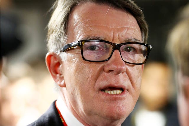 Lord Mandelson also suggested a cost to the North in terms of GDP growth and up to 50,000 jobs