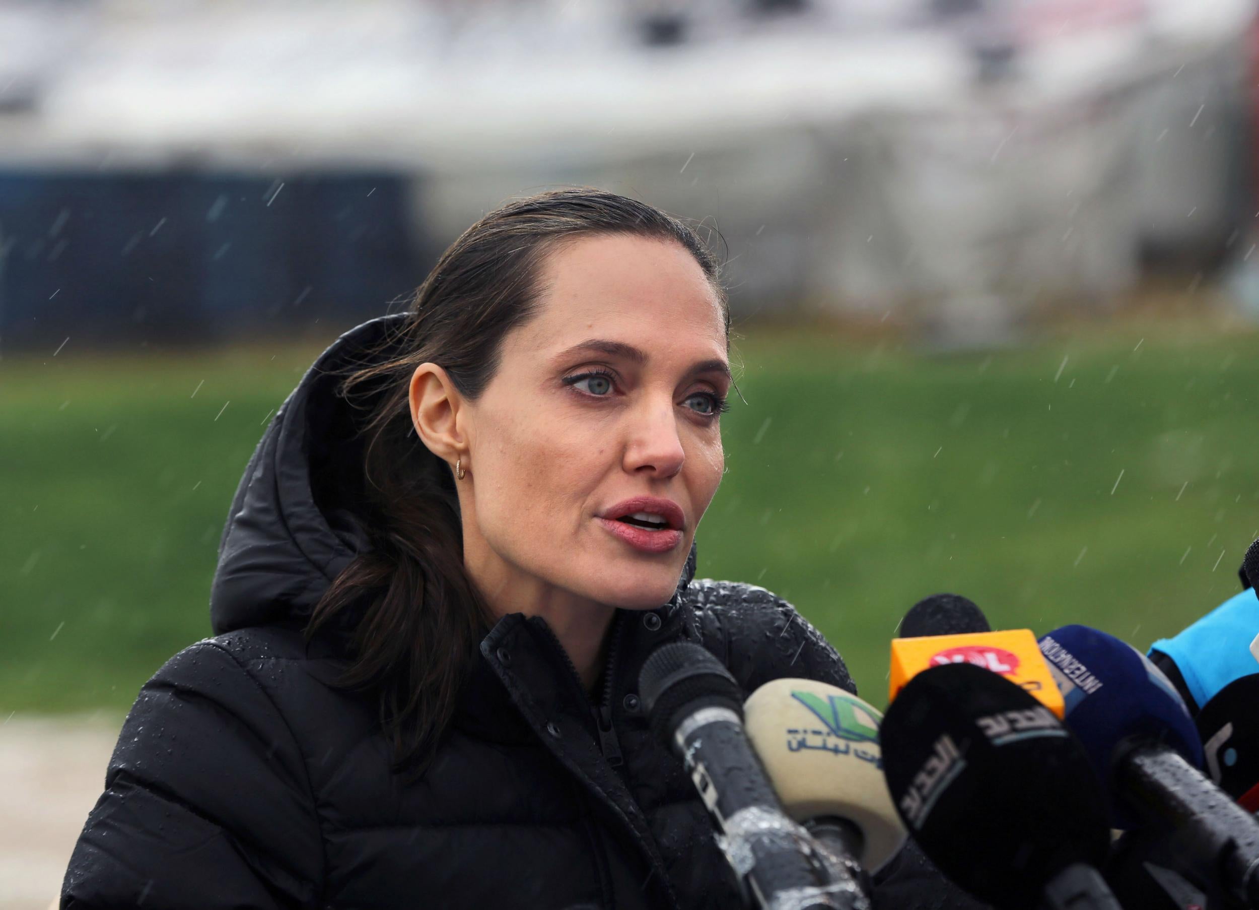 Ms Jolie said after five years of conflict she had hoped for Syrian families to be able to return home