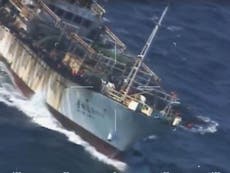 Argentina sinks Chinese boat with gunfire over 'illegal fishing'