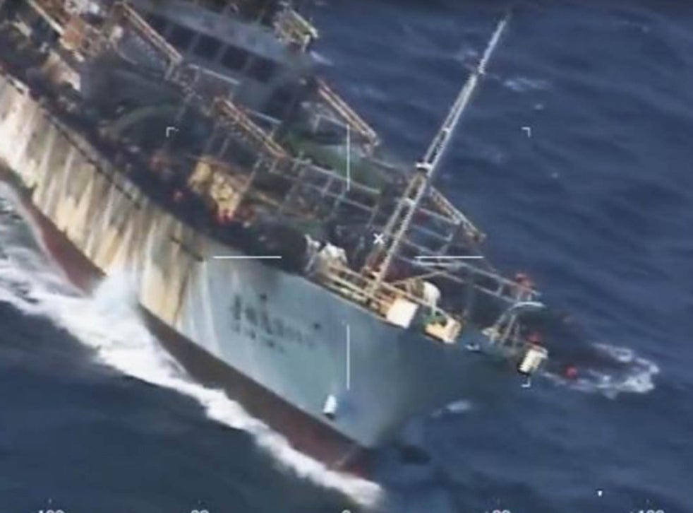 Argentina sinks Chinese boat with gunfire over 'illegal fishing' in its ...