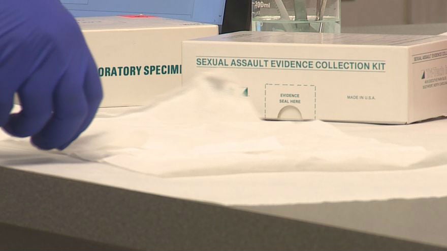 Rape kits contain samples of semen, saliva or blood