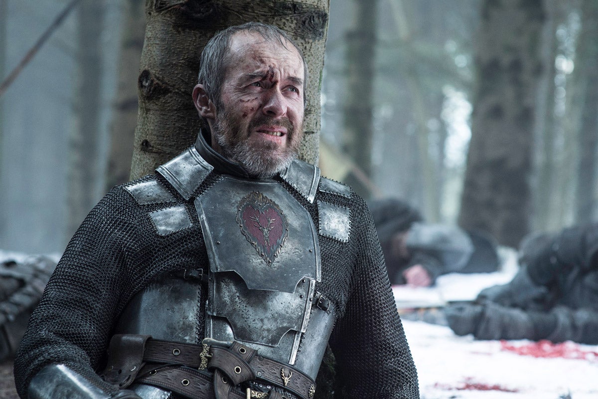 Stephen Dillane as Stannis Baratheon in Game of Thrones season five