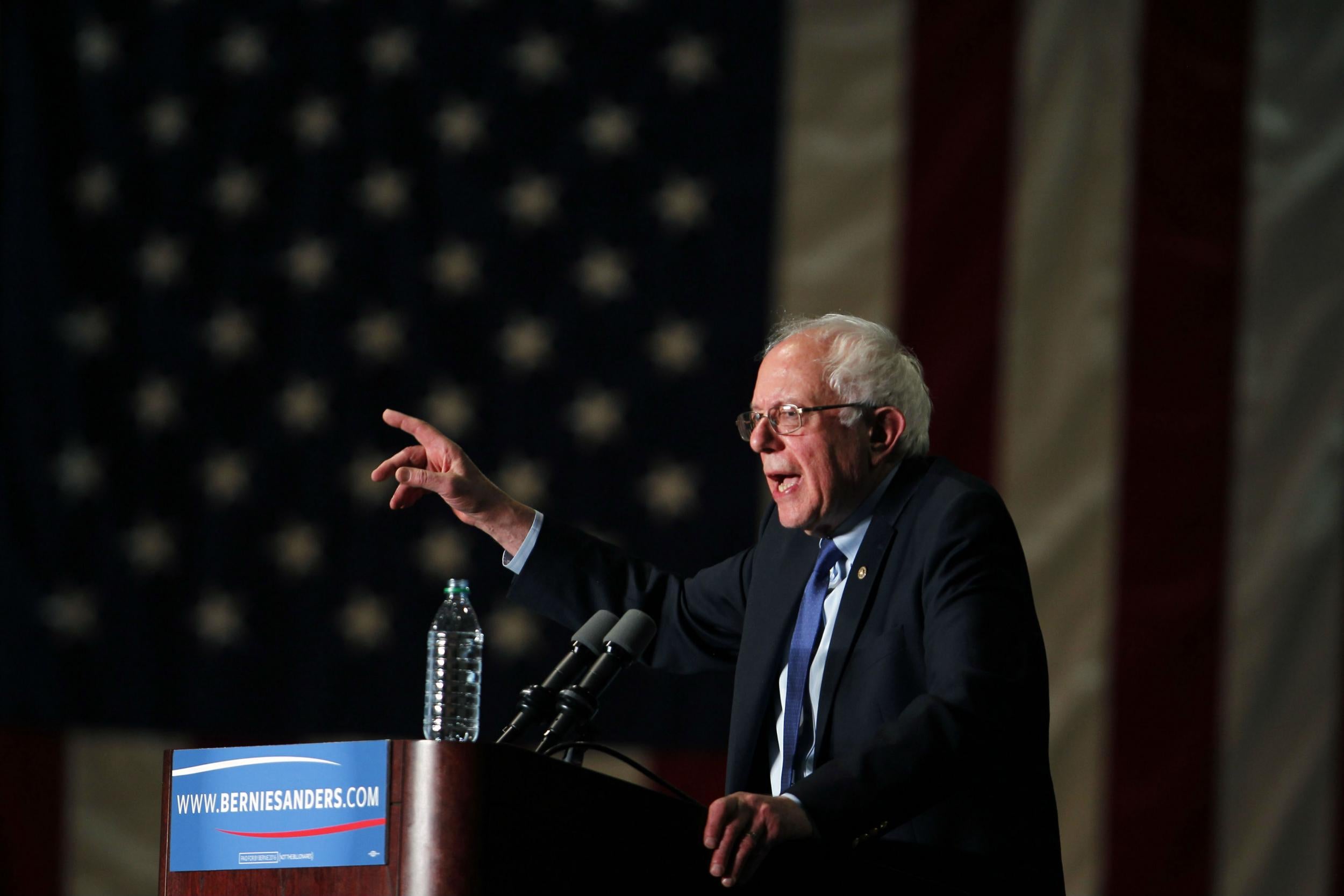 Bernie Sanders has vowed to continue his campaign