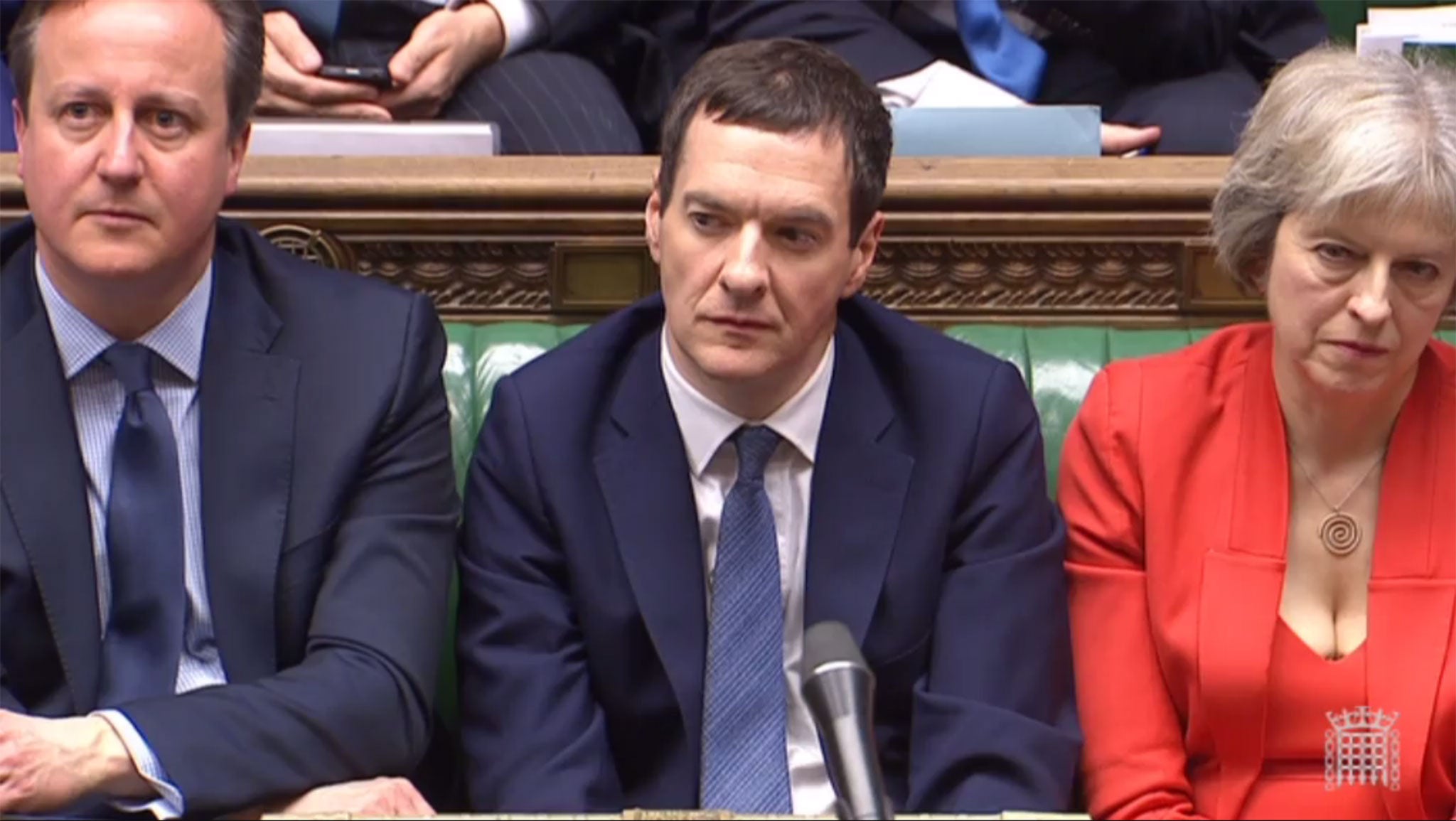 George Osborne didn't know where to look when Jeremy Corbyn brought up his cuts to disability benefits