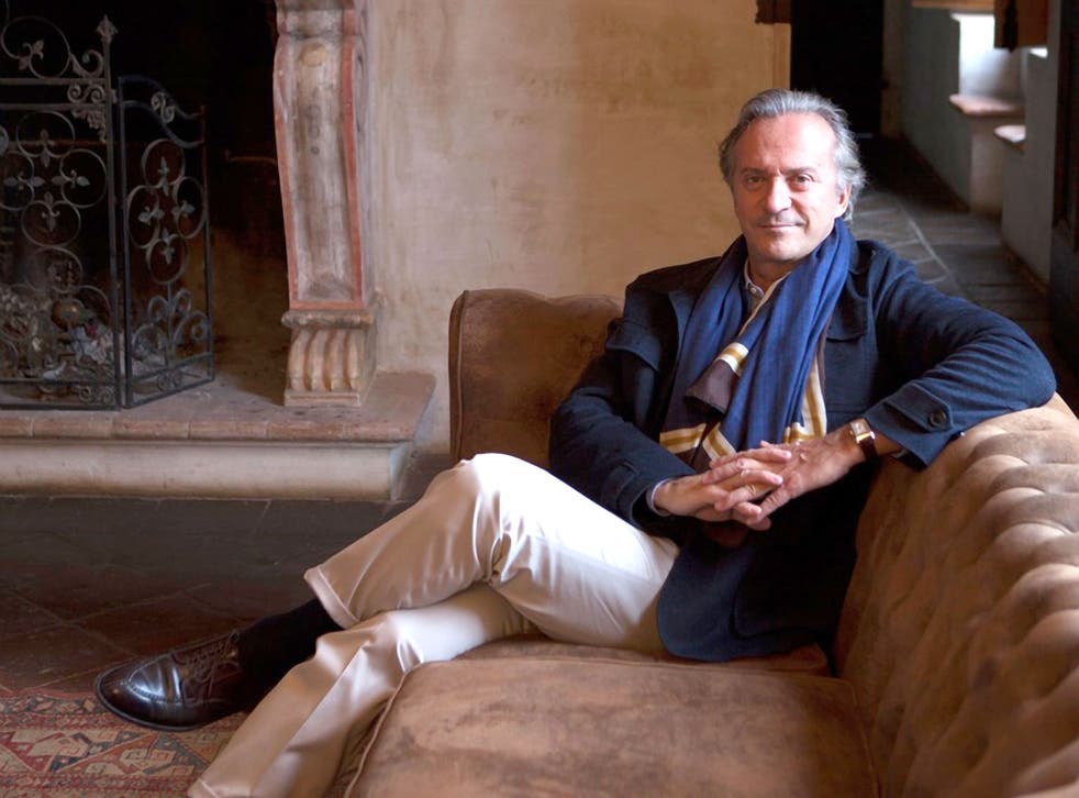 Caruso chief executive Umberto Angeloni is Italy's leading fashion industrialist