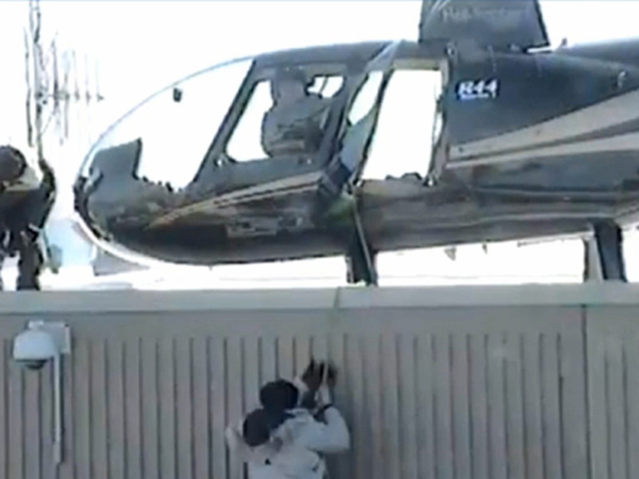 The clip was reportedly filmed by prison guards in Quebec in 2013