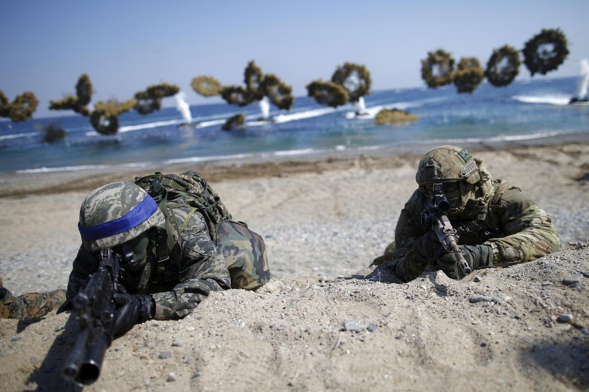 Incredible photos from joint US military exercise shows North Korea its ...
