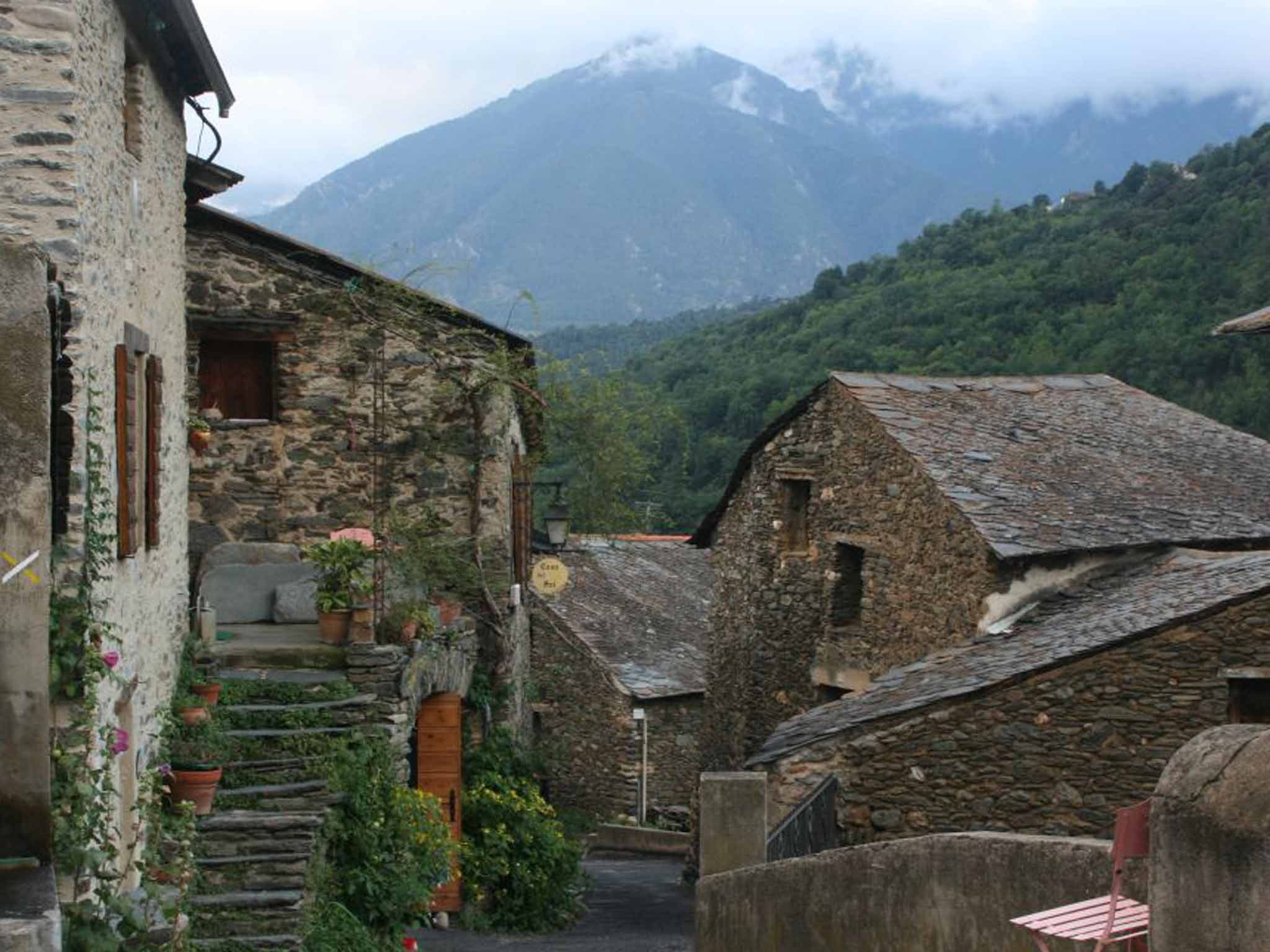 Mountain village near Villefranche