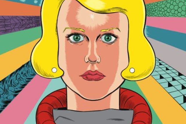 Clowes' vision of 2029 is a veritable rainbow of vice and iniquity