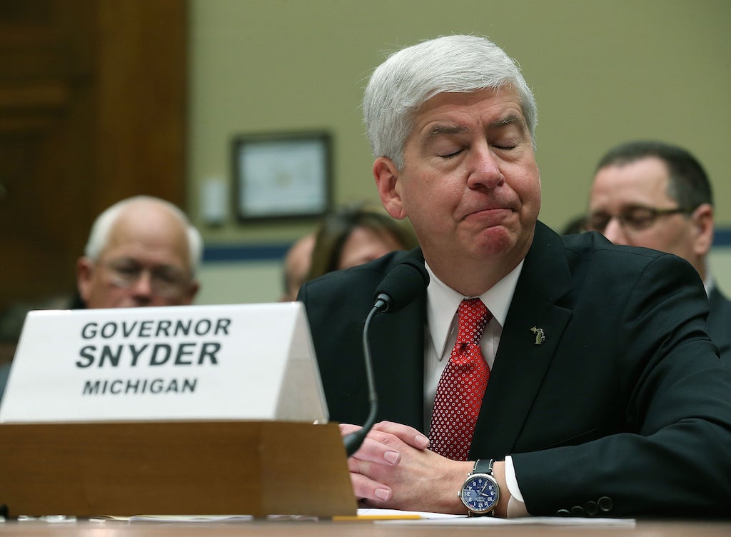 Congress members have called for Michigan Governor Rick Snyder to resign over the Flint water crisis.