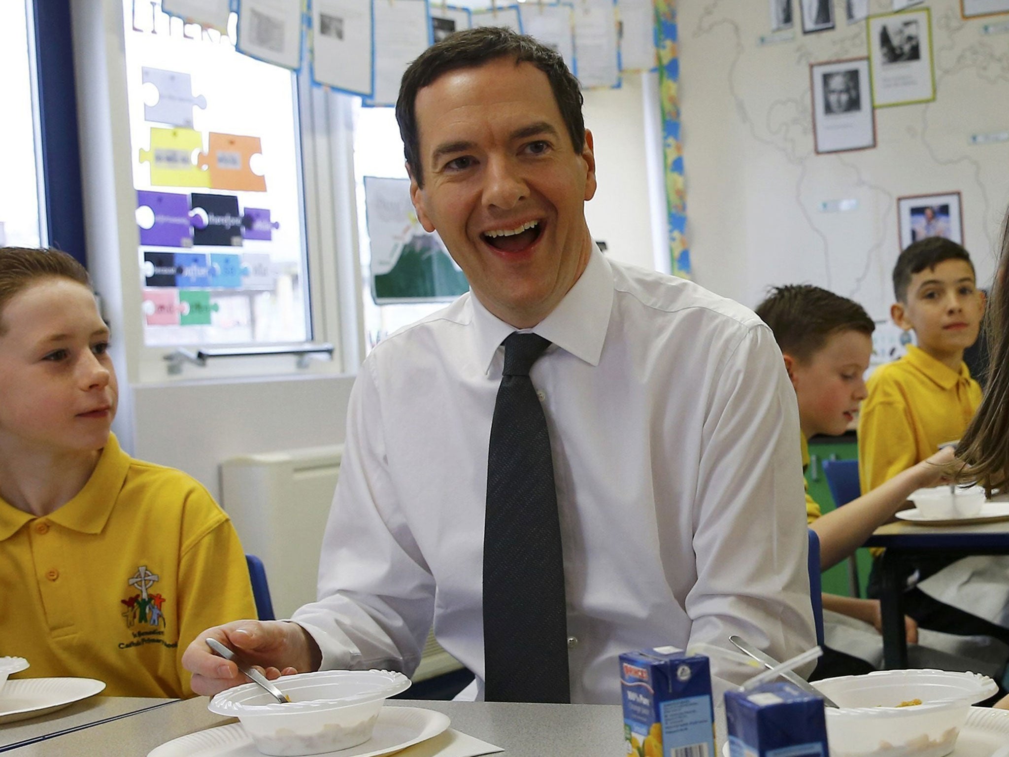 George Osborne visits a school this week
