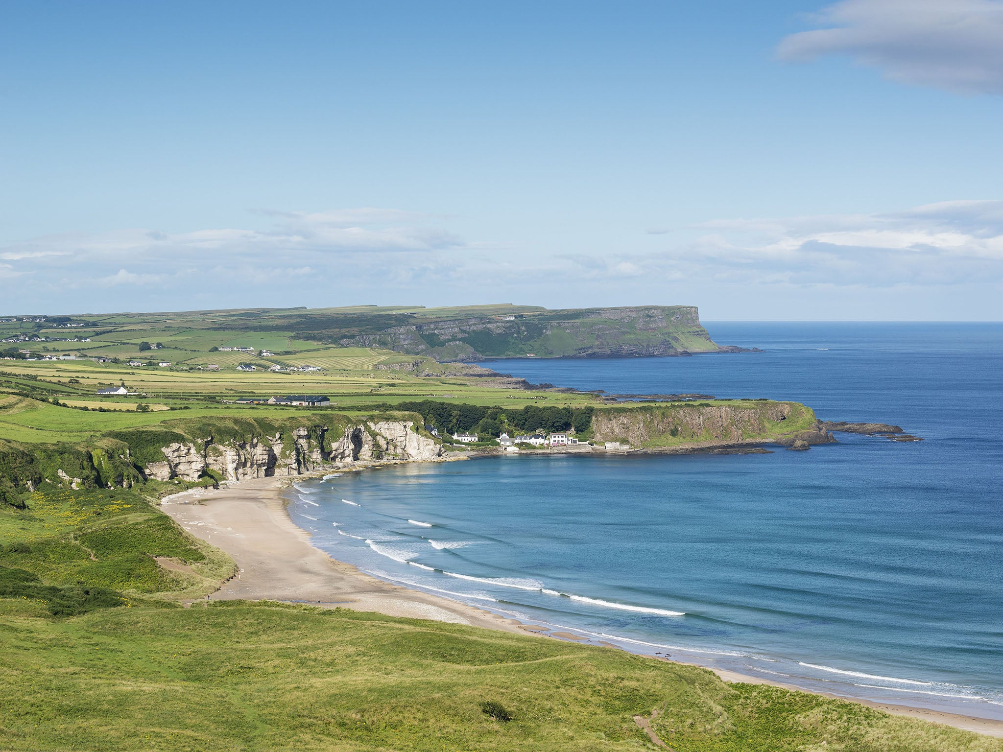 County Antrim, the county in Northern Ireland where the bones were found.