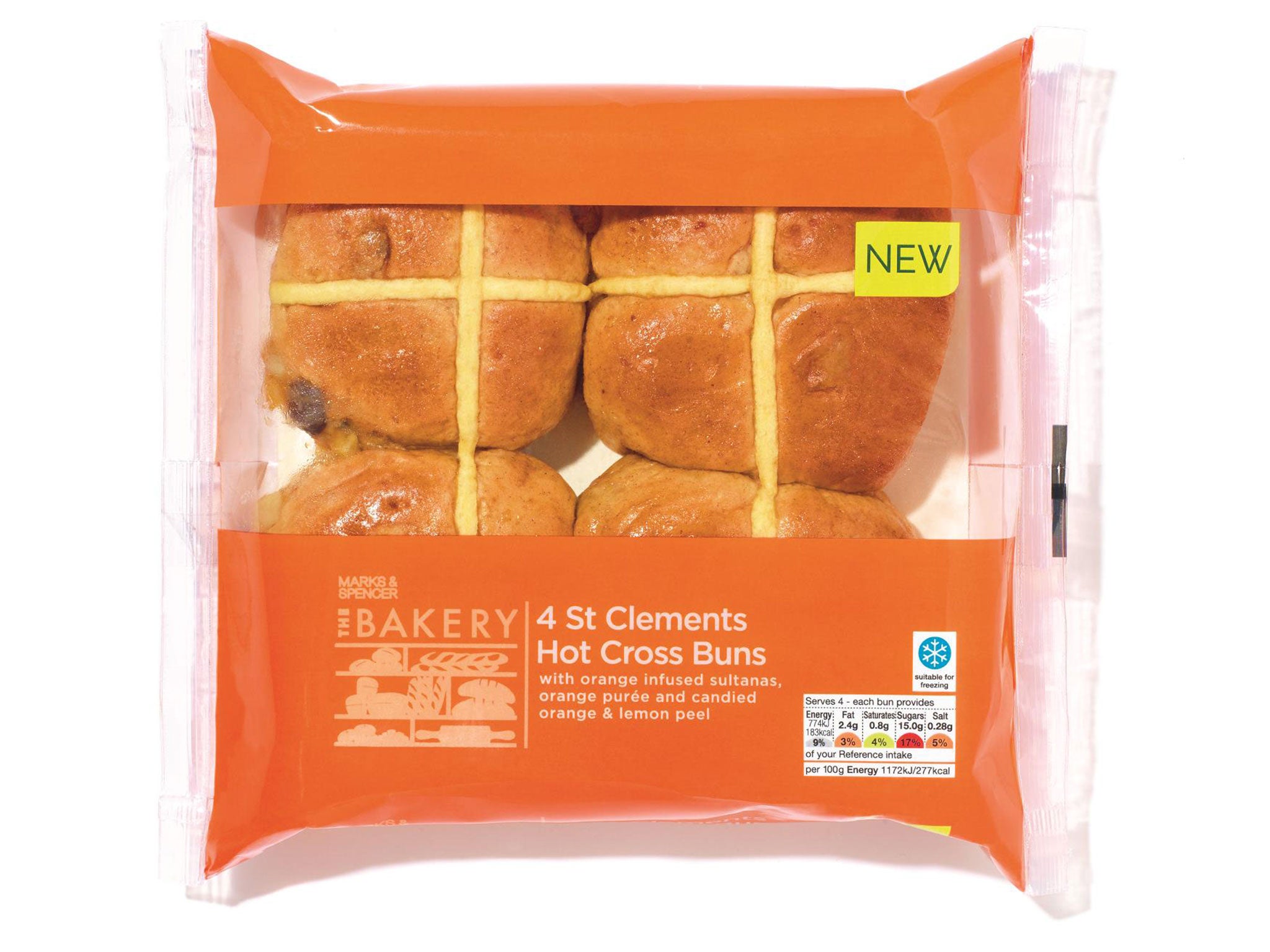 Marks &amp; Spencer’s St Clements buns are heavy handed with the peel