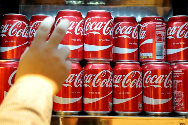 Cans of Coca-Cola would currently fall within the higher rate of the sugar tax