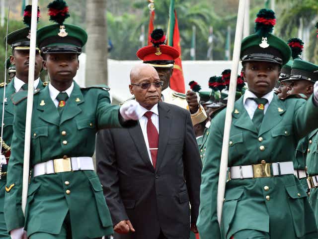 Jacob Zuma in Nigeria