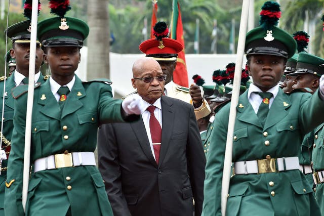 Jacob Zuma in Nigeria