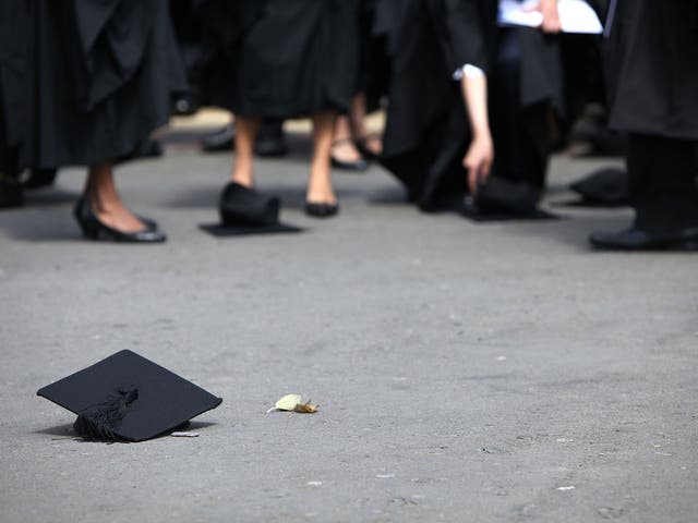 Students in England finish university an average of ?45,000 in debt - a figure the majority never fully repay
