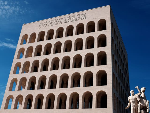 The Palazzo della Civiltà Italiana on the outskirts of Rome is also known as the square colosseum, a key piece of Fascist architecture which now houses every facet of Fendi