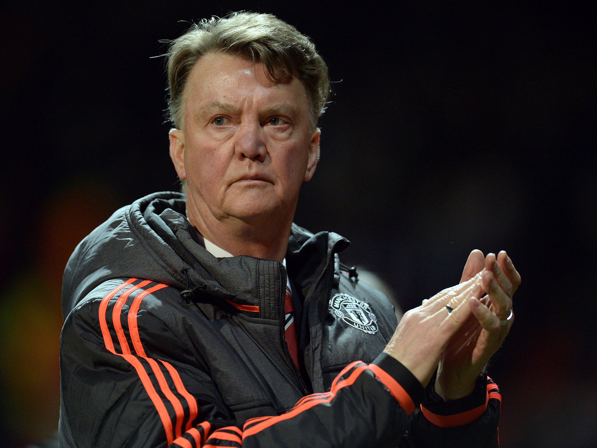 Louis van Gaal admitted he was pleased with Manchester United's performance despite Europa League elimination