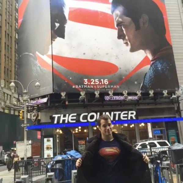 Superman Henry Cavill Spotted Wearing Omega De Ville Hour Vision