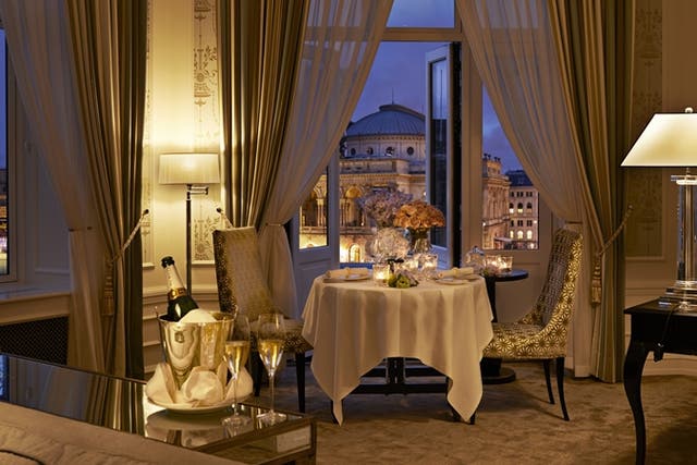 Private dinner at Hotel D'Angleterre