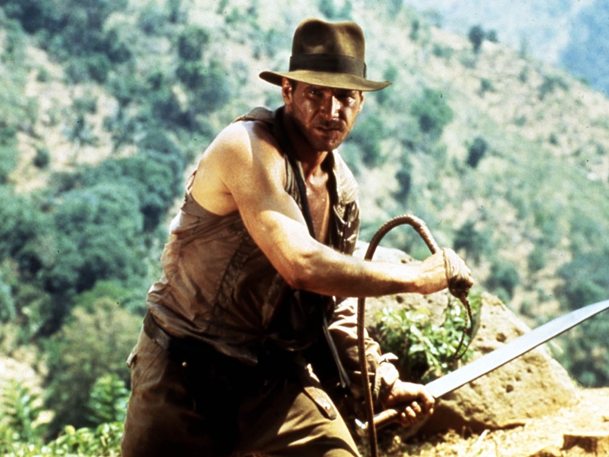 Harrison Ford as Indiana Jones in 1984