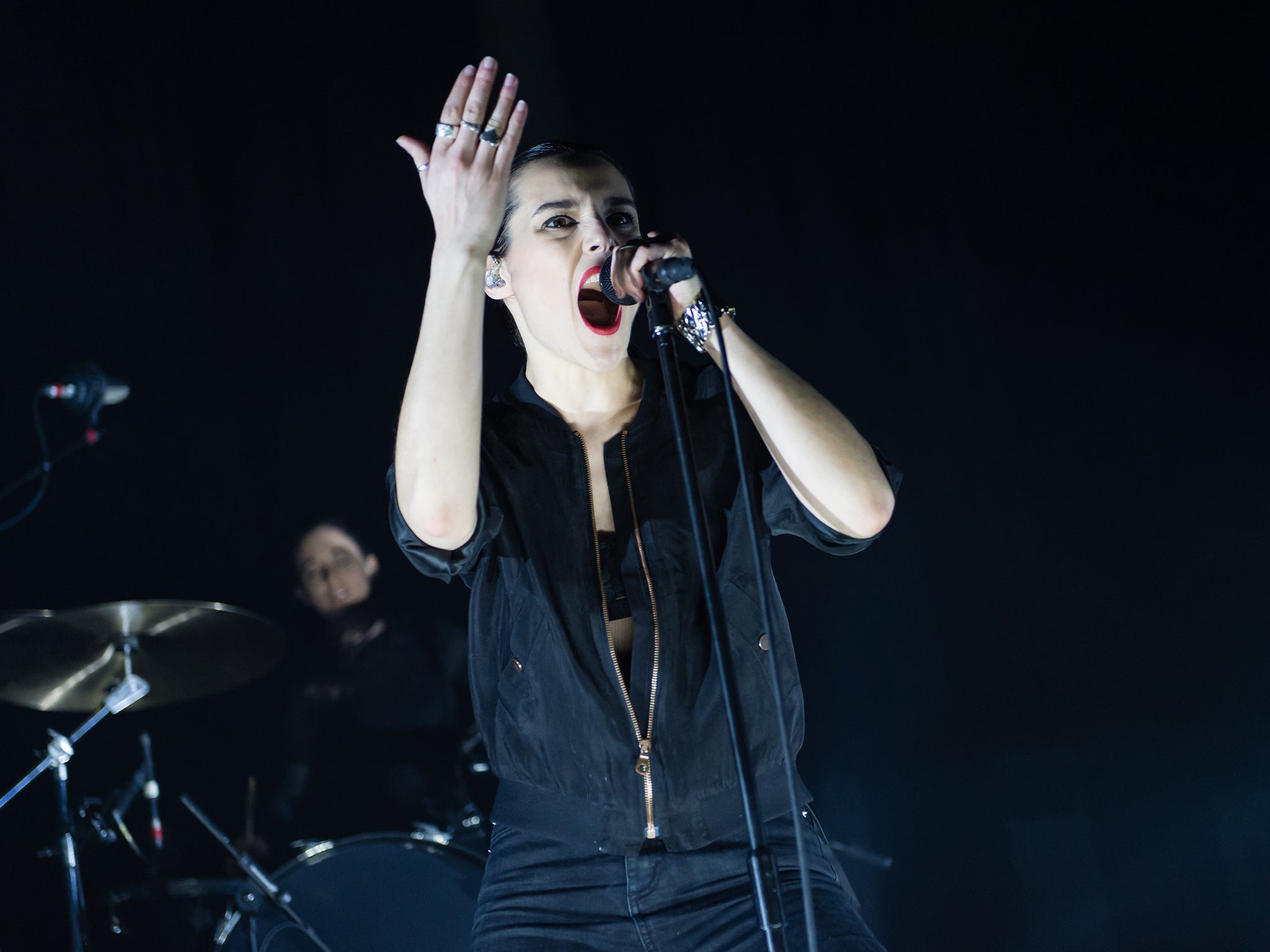 Savages frontwoman Jehnny Beth channels Patti Smith's commanding presence