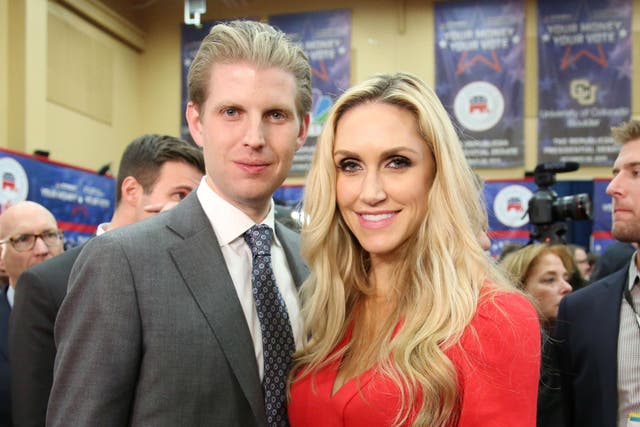 Eric Trump and his wife Lara Yunaska were sent a threatening letter to their home