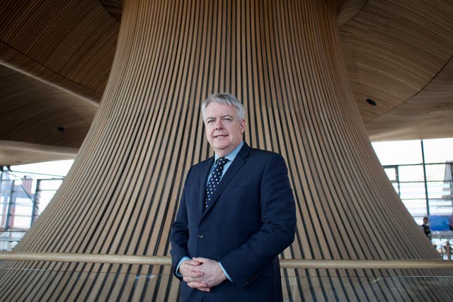 Welsh First Minster Carwyn Jones, pictured at the Welsh Assembly building in Cardiff.
