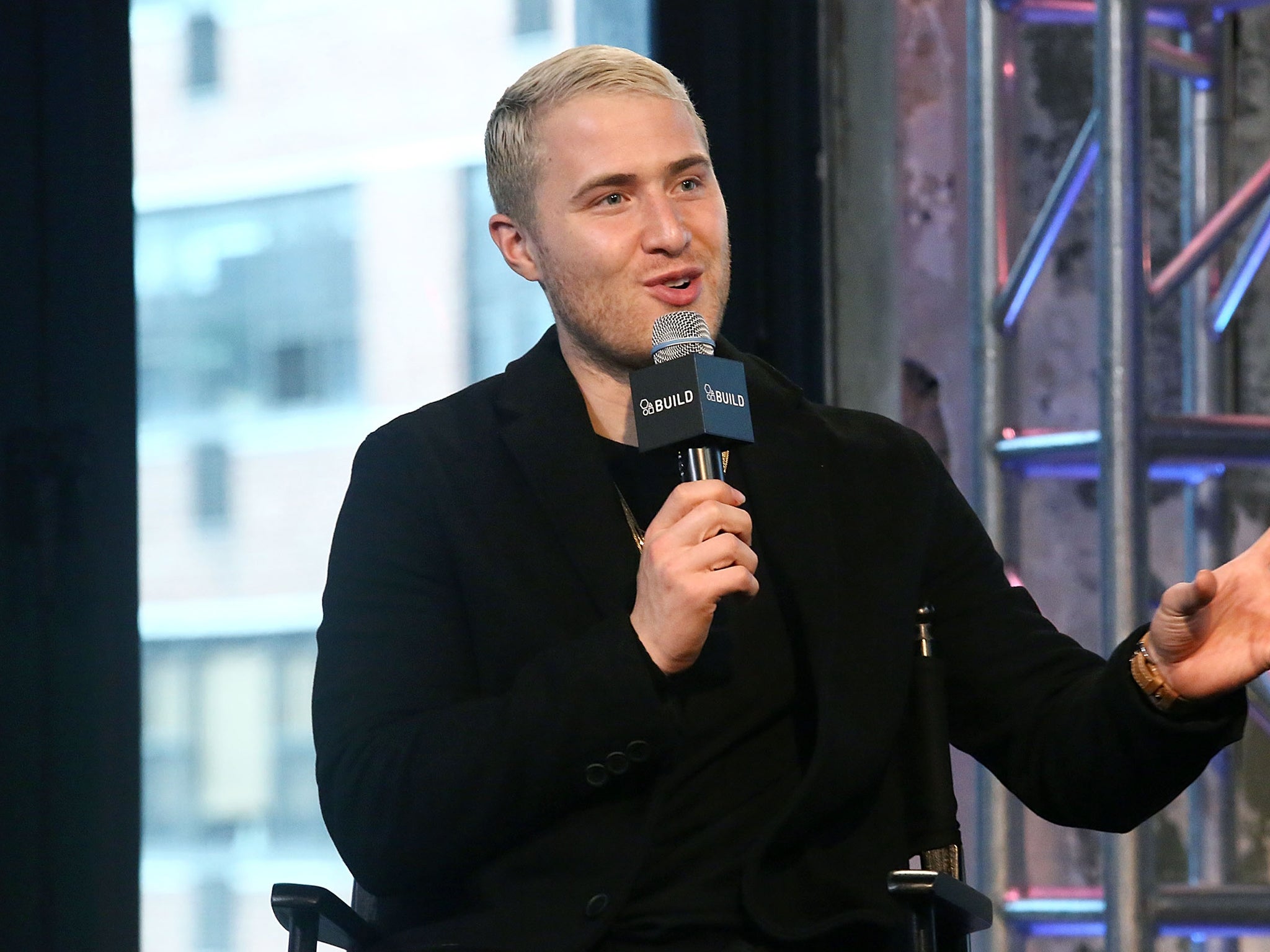 Mike Posner attends AOL Build Presents "The Truth" at AOL Studios
