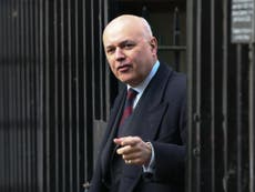 Government civil war as Tory ministers clash over IDS resignation