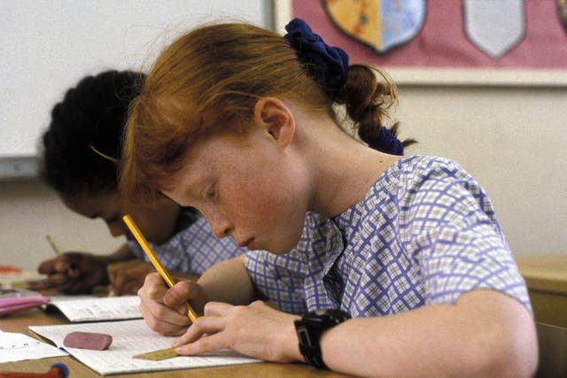 Primary school pupils face three tests, at four, seven and 11